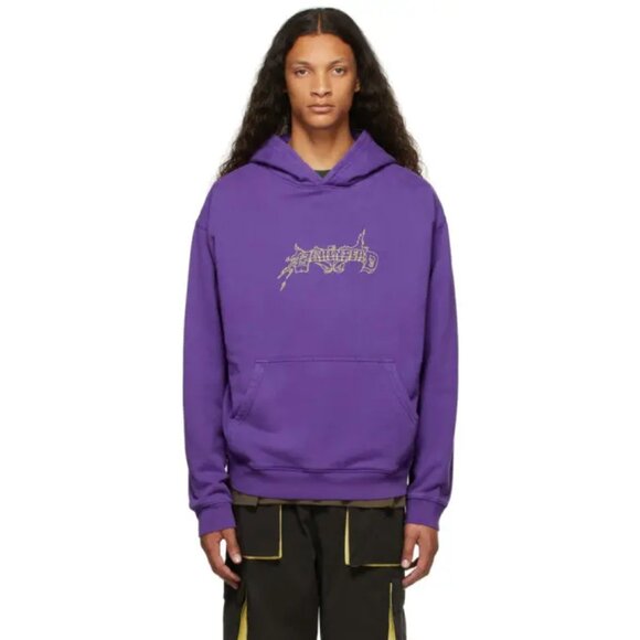 NWT Brain Dead x Them Shred Technology Hoodie, Purple, Size: Medium - Picture 1 of 5